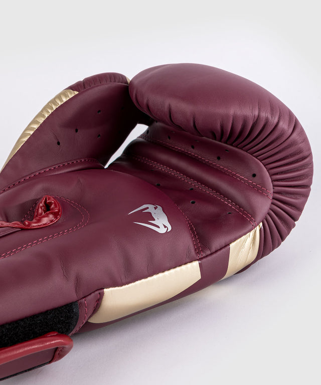 Venum Boxningshandskar Elite – Burgundy Rött/Guld