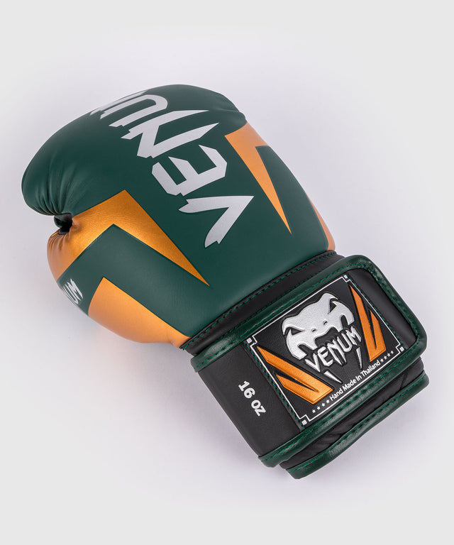 Venum Boksehandsker Elite – Grøn/Bronze/Sølv
