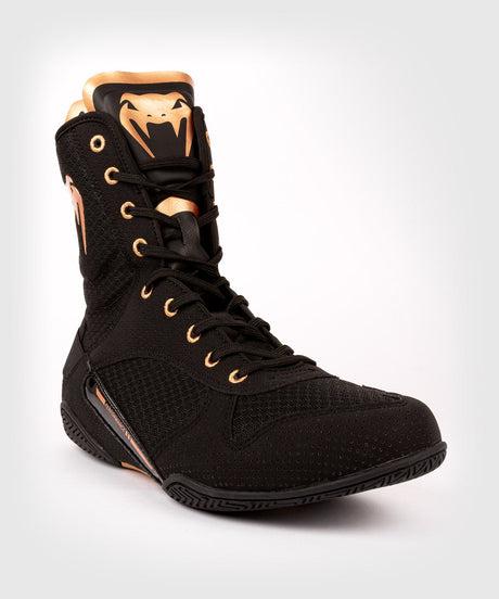 Scarpe da boxe Venum Elite – Nero/Bronzo – Scarpe da boxe