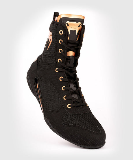 Scarpe da boxe Venum Elite – Nero/Bronzo – Scarpe da boxe