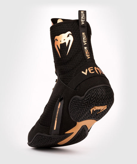 Scarpe da boxe Venum Elite – Nero/Bronzo – Scarpe da boxe