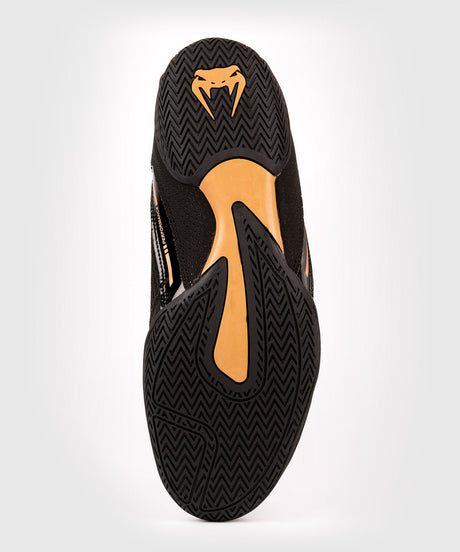 Scarpe da boxe Venum Elite – Nero/Bronzo – Scarpe da boxe