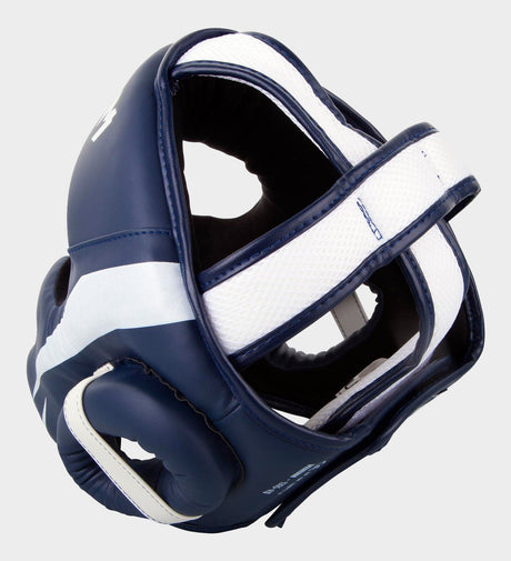Căști de box Venum Elite – Albastru/Alb – Căști de box