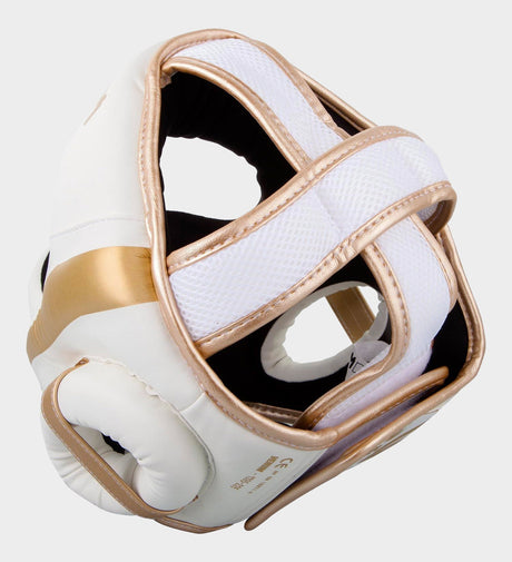 Venum Caschi da boxe Elite – Bianco/Oro – Caschi da boxe