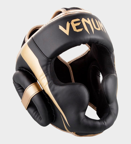 Venum Casco da boxe Elite – Nero/Oro – Caschi da boxe