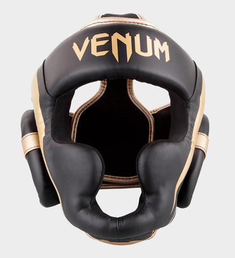 Venum Casco da boxe Elite – Nero/Oro – Caschi da boxe