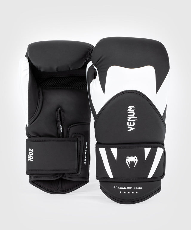 Luvas de boxe Venum Challenger 4.0 – Preto/Branco