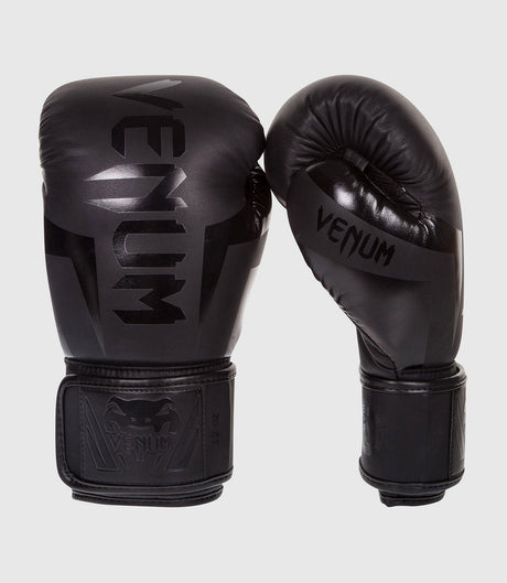 Guantoni da boxe Venum Elite – Nero/Nero – Guantoni da boxe