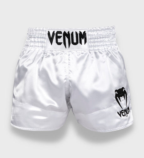 Pantaloncini Kickboxing Venum Classic – Bianco/Nero