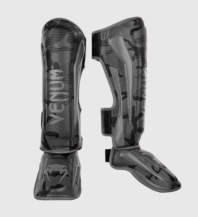 Venum Schienbeinschoner Elite – Camo Grau – Schienbeinschoner