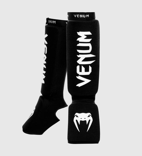 Paratibie Kickboxing Venum Kontact – Nero/Bianco – Paratibie