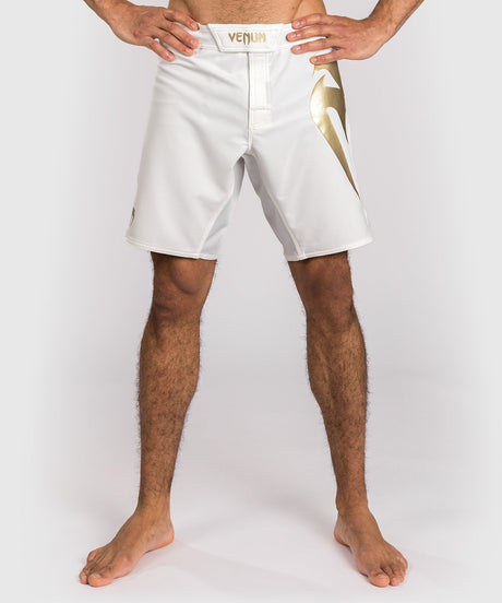 Pantalones de MMA Venum Light 5.0 – Blanco/Oro