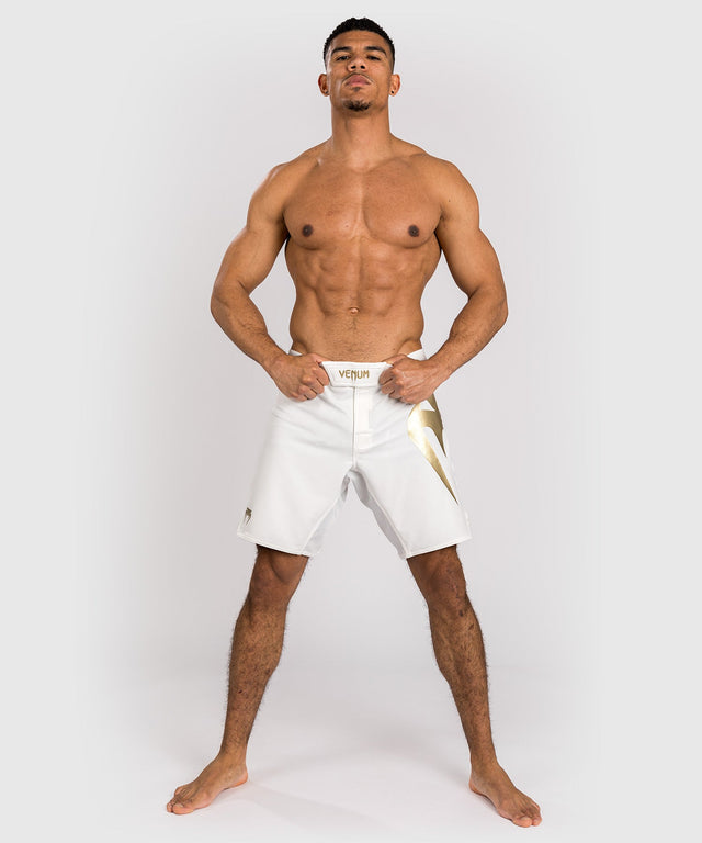 Venum MMA Shorts Light 5.0 – Weiß/Gold – Shorts