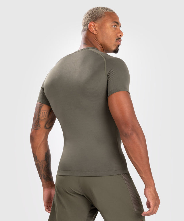 Rashguard Venum Contender Maniche Corte - Verde Kaki - Rashguard