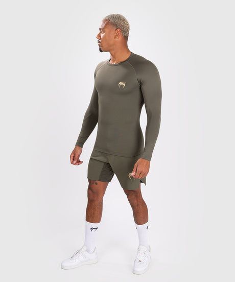 Rashguard Venum Contender Manga Larga – Caqui Verde
