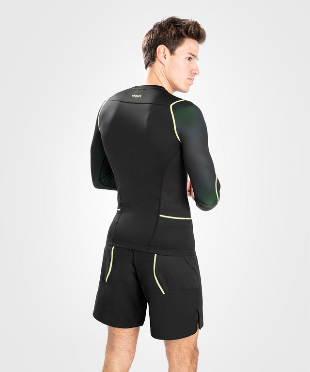 Venum Rashguard Fusion 2.0 Manches longues – Noir/Jaune – Rashguard