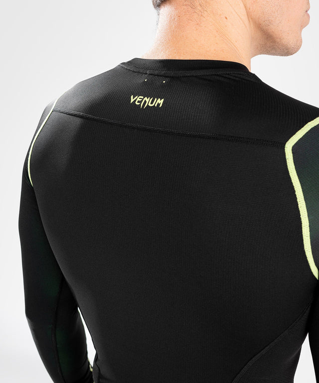 Venum Rashguard Fusion 2.0 Manches longues – Noir/Jaune – Rashguard