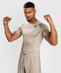 Venum Rashguard G-Fit Air Mâneci Scurte – Nisip – Tricou