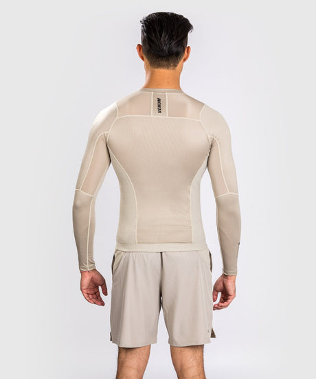 Venum Rashguard G-Fit Air Maniche Lunghe - Sabbia - T-shirt