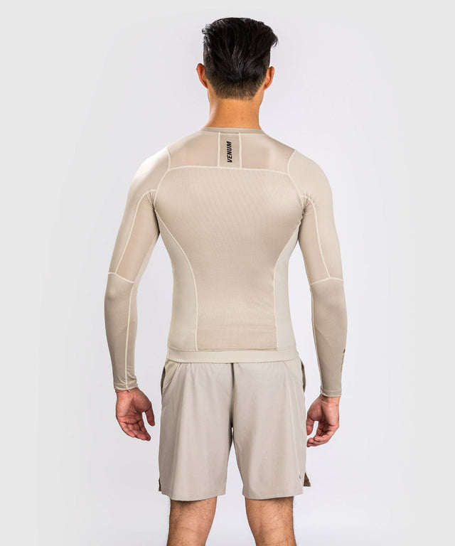 Venum Rashguard G-Fit Air Maniche Lunghe - Sabbia - T-shirt