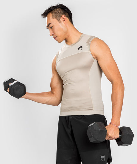 Venum Rashguard G-Fit Air Fără mâneci - Nisip - Tricou