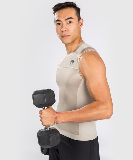 Venum Rashguard G-Fit Air Fără mâneci - Nisip - Tricou