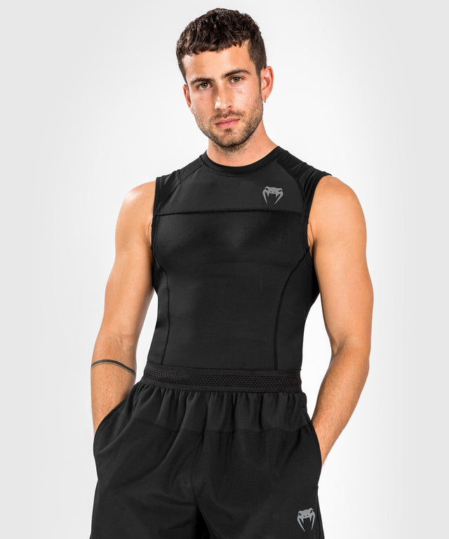Venum Rashguard G-Fit Air Sleeveless - Sort/Sort - T-shirt
