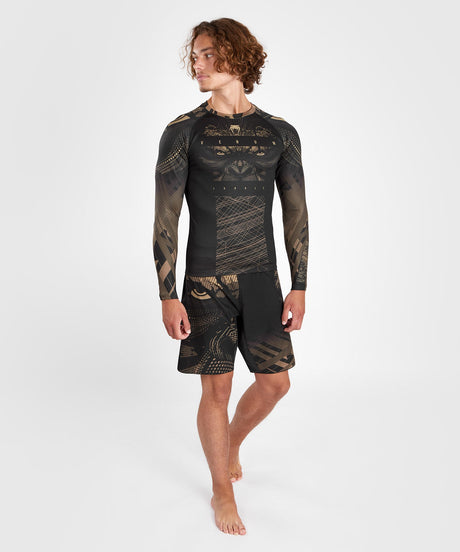 Rashguard Venum Gorilla Jungle Maniche Lunghe – Nero/Marrone