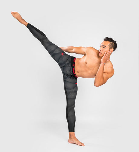 Venum Spats Phantom - Nero/Grigio/Rosso - Spats