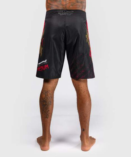 Pantalones de MMA Venum x TEKKEN 8 – Marshall Law – Negro/Rojo/Oro