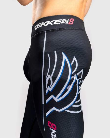 Venum x TEKKEN 8 Spats - Jin Kazama - Blå/Sort/Hvid