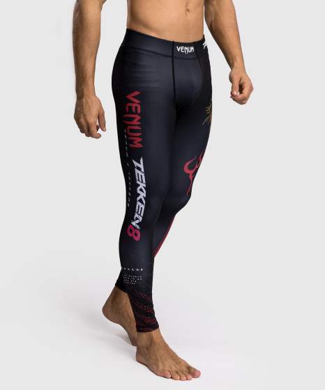 Venum x TEKKEN 8 - Spats - Marshall Law - Negro/Rojo/Oro