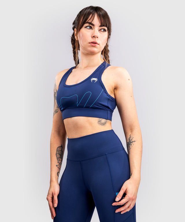 Soutien-gorge de sport Venum x Top Rank Original – Bleu marine